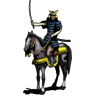 Grafik schw-Samurai-Kavallerie
